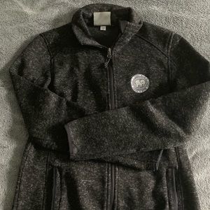 Ivory Ella Black zip up jacket